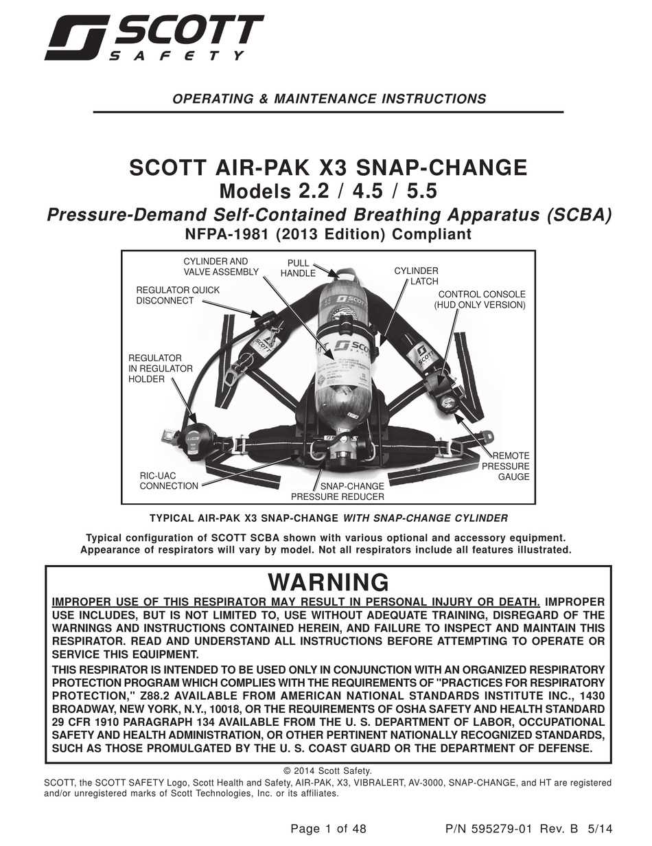 scott scba regulator parts diagram