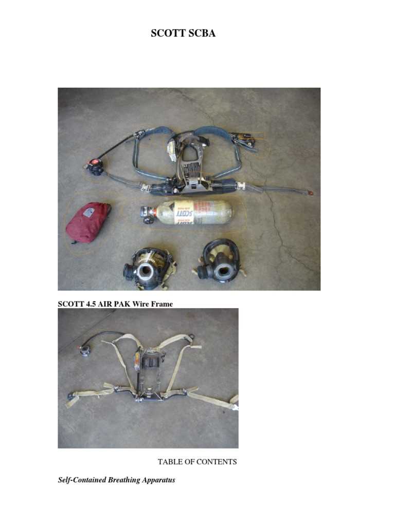 scott scba regulator parts diagram