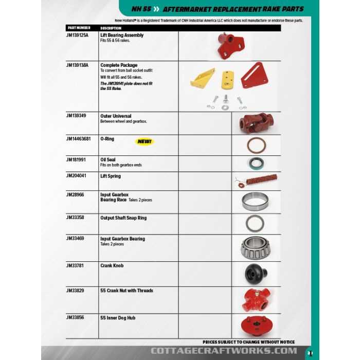 new holland 258 hay rake parts diagram