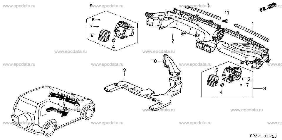 2003 honda crv parts diagram