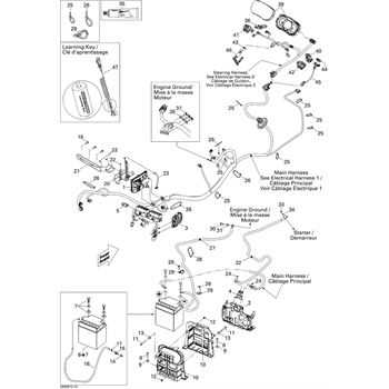 sea doo switch parts diagram