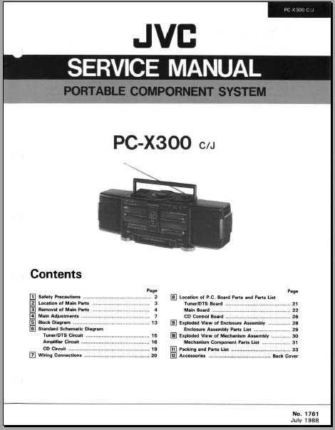 x300 parts diagram