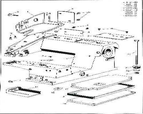 serger parts diagram