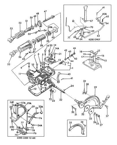 ford 4500 industrial tractor parts diagram