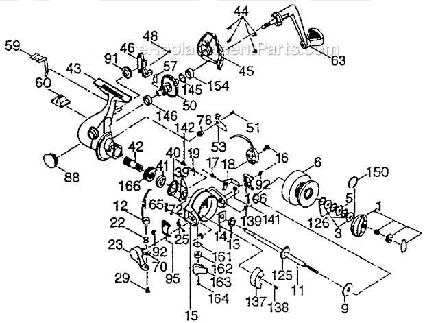 shakespeare gx235 parts diagram