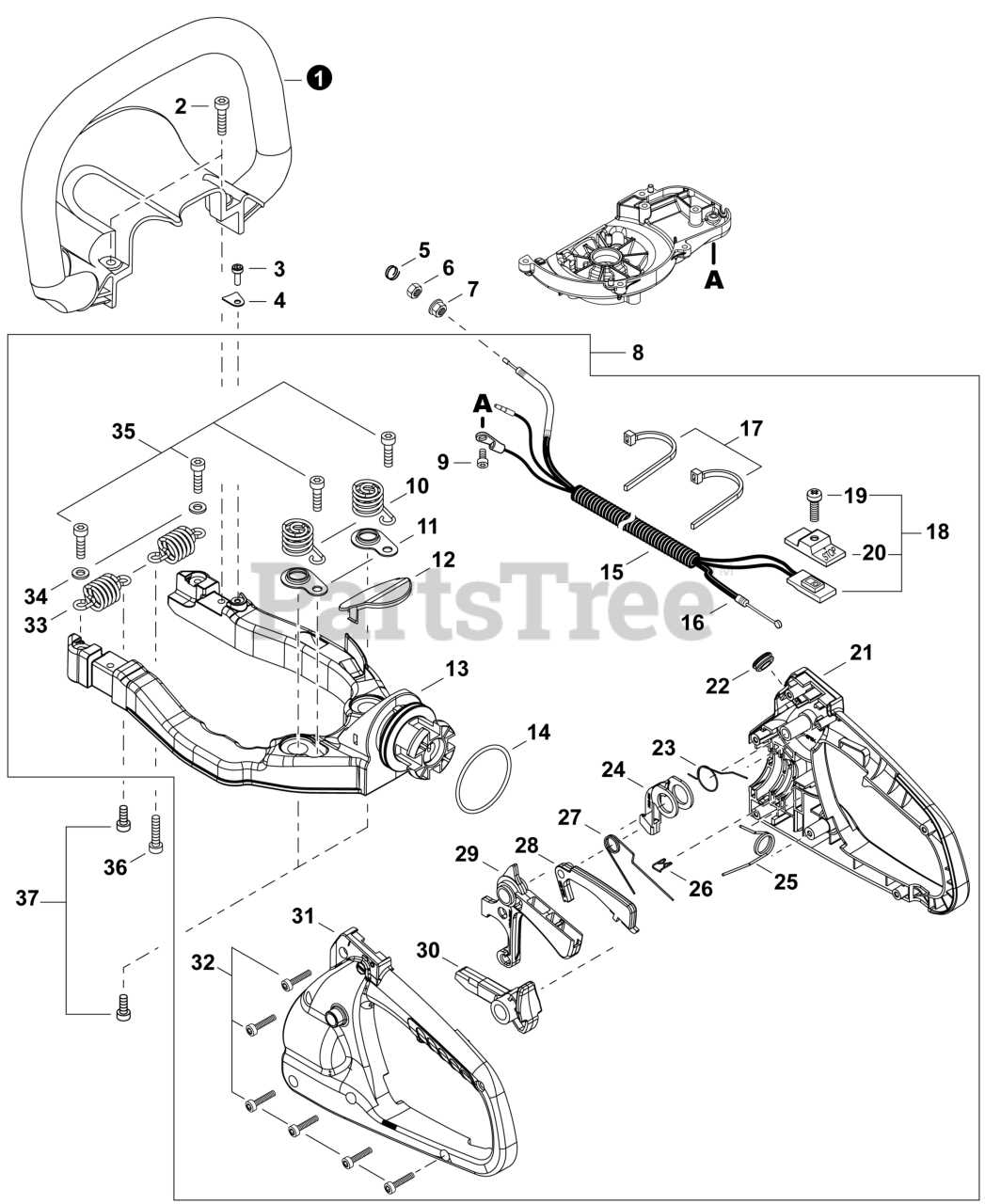 shindaiwa s25 parts diagram