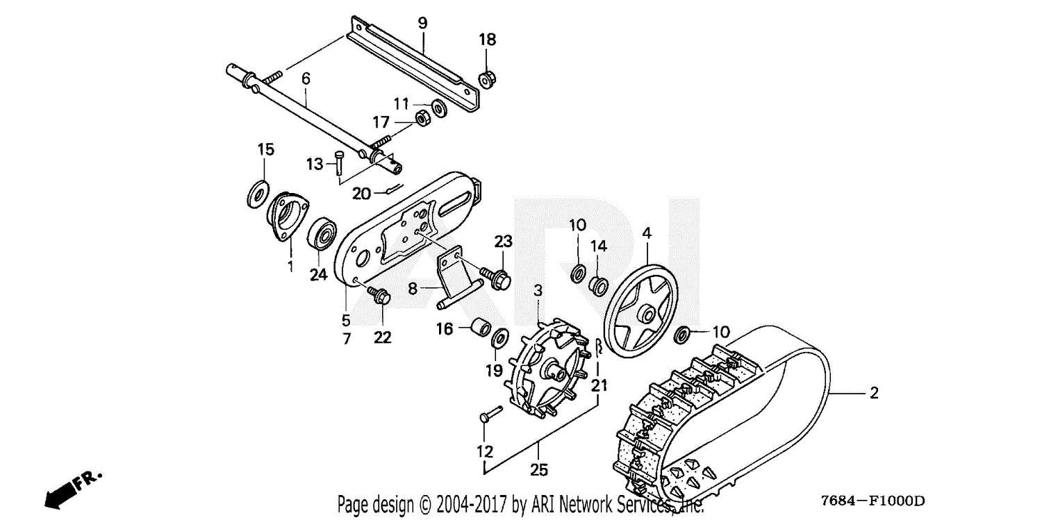 shop manual honda hs928 snowblower parts diagram