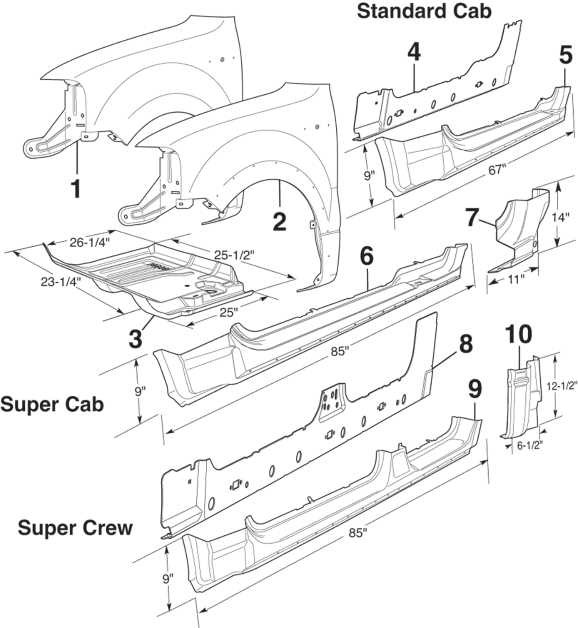 ford diagram parts