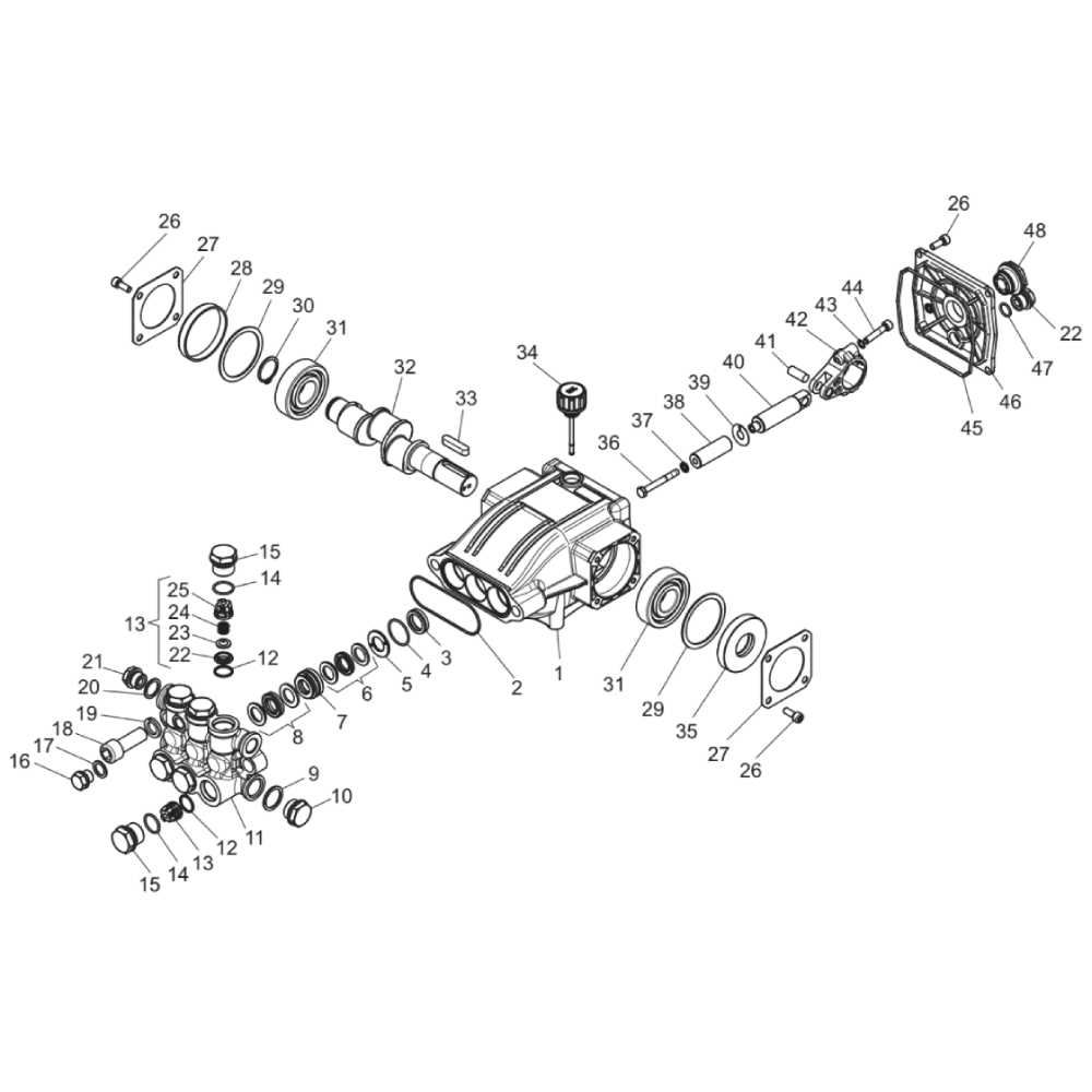 simpson pressure washer pump parts diagram