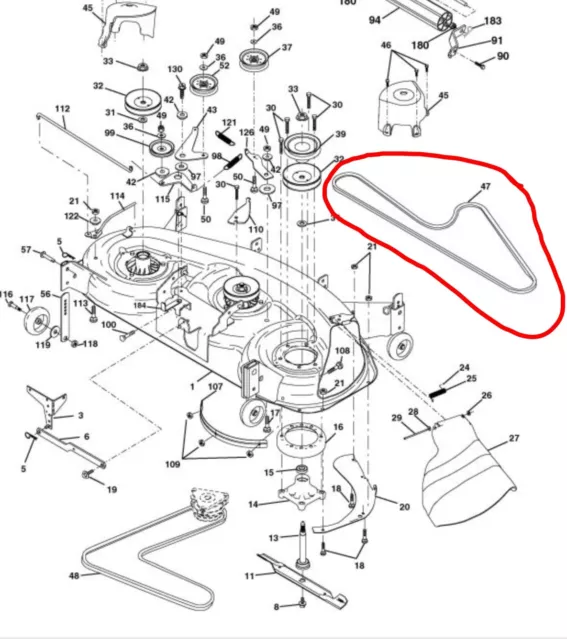 husqvarna yth1842 parts diagram