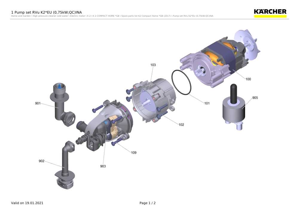 karcher k2 pressure washer parts diagram