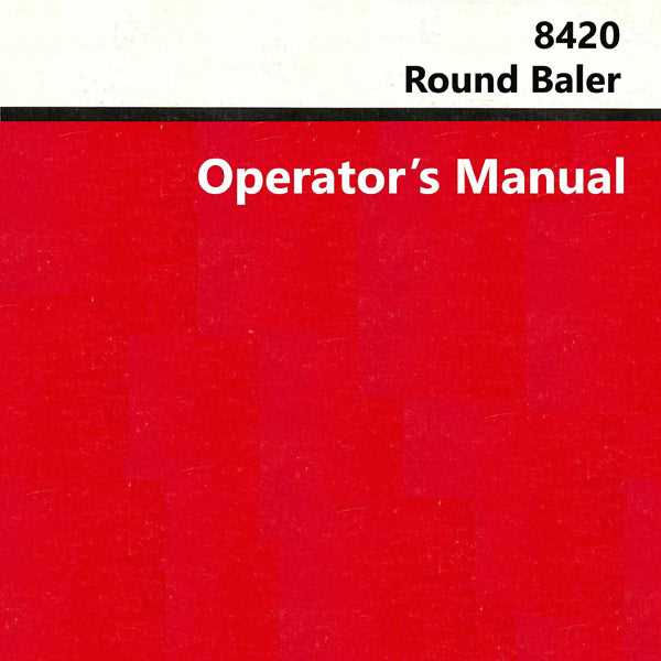 case ih 8420 round baler parts diagram