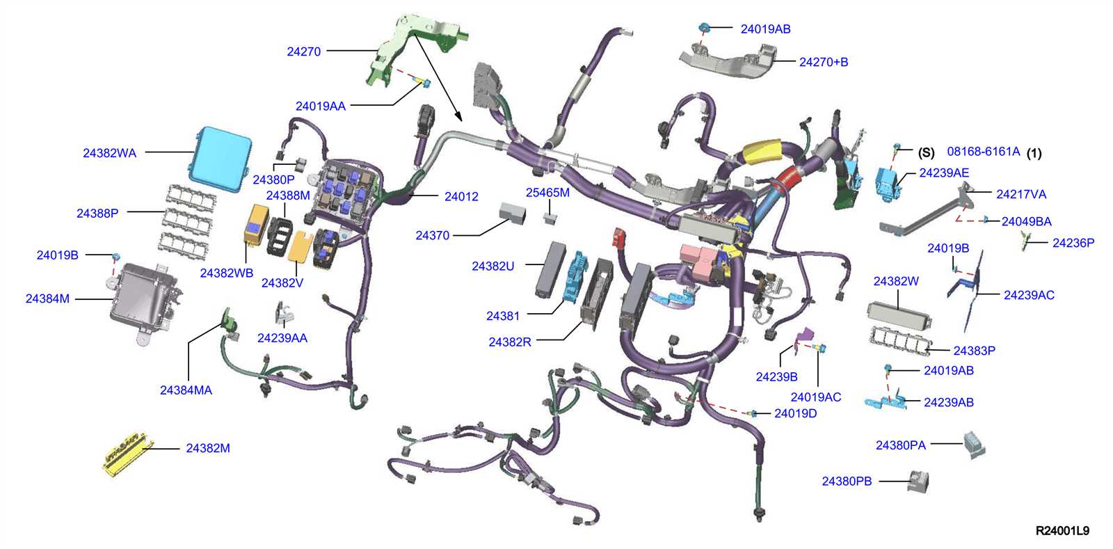 2007 nissan pathfinder parts diagram