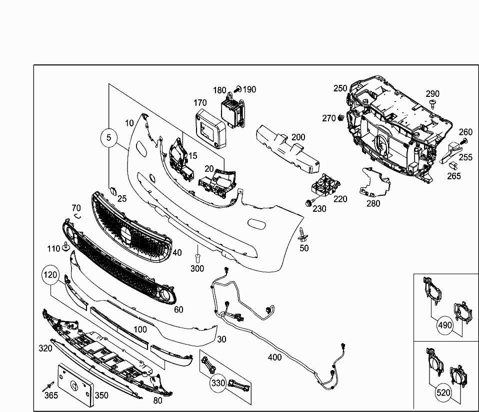 smart fortwo parts diagram