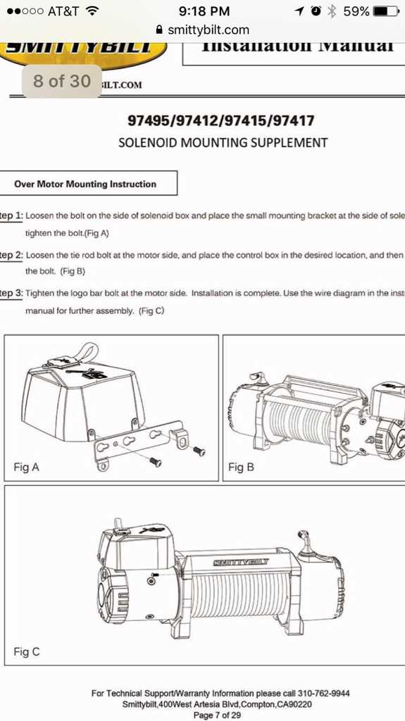 smittybilt winch parts diagram