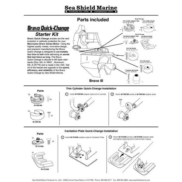 bravo 3 parts diagram