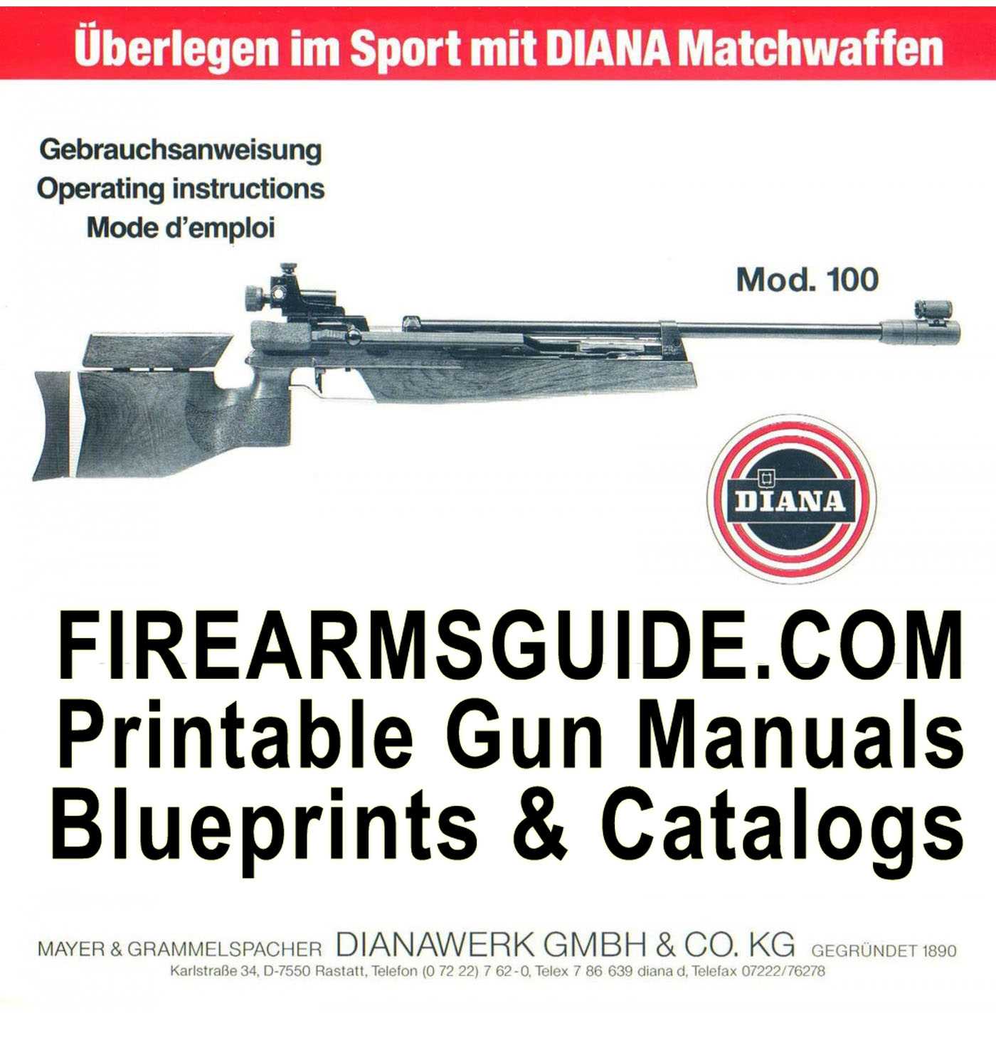 sniper rifle parts diagram