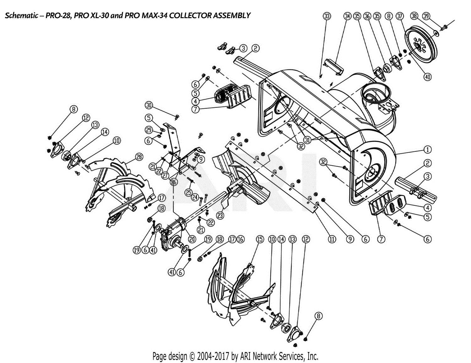 snow king snowblower parts diagram