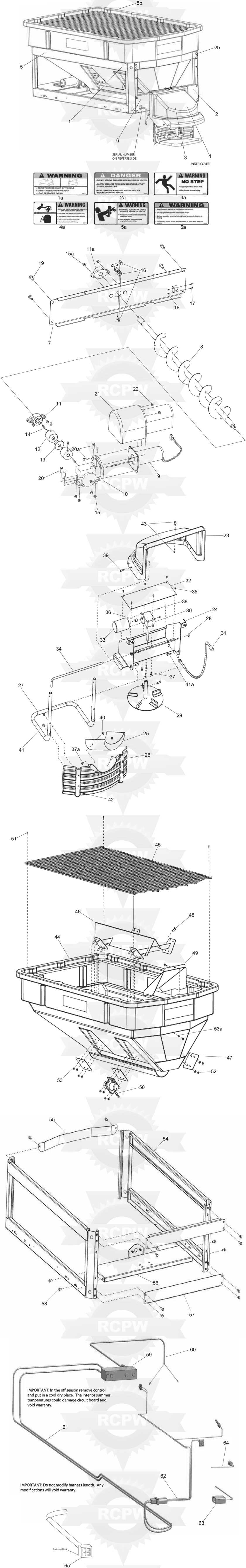 snowex v maxx 8500 parts diagram