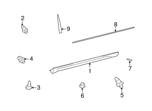 2007 toyota matrix parts diagram