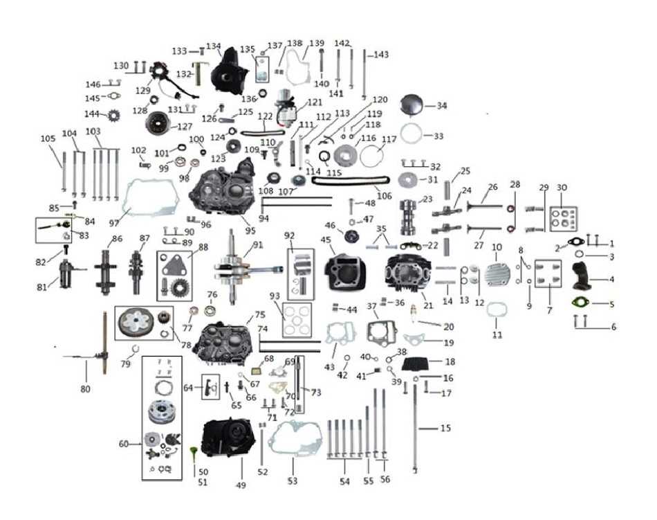 taotao 110 atv parts diagram