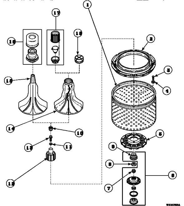 speed queen top load washer parts diagram