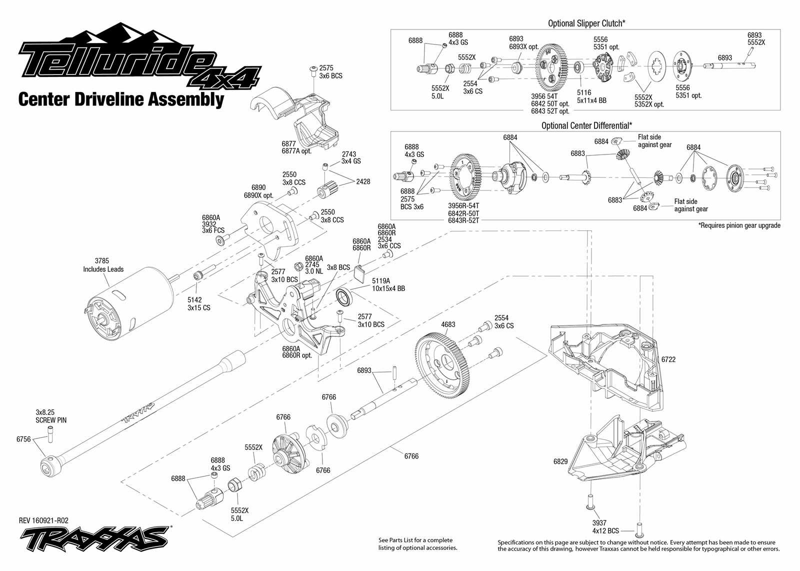 traxxas telluride parts diagram