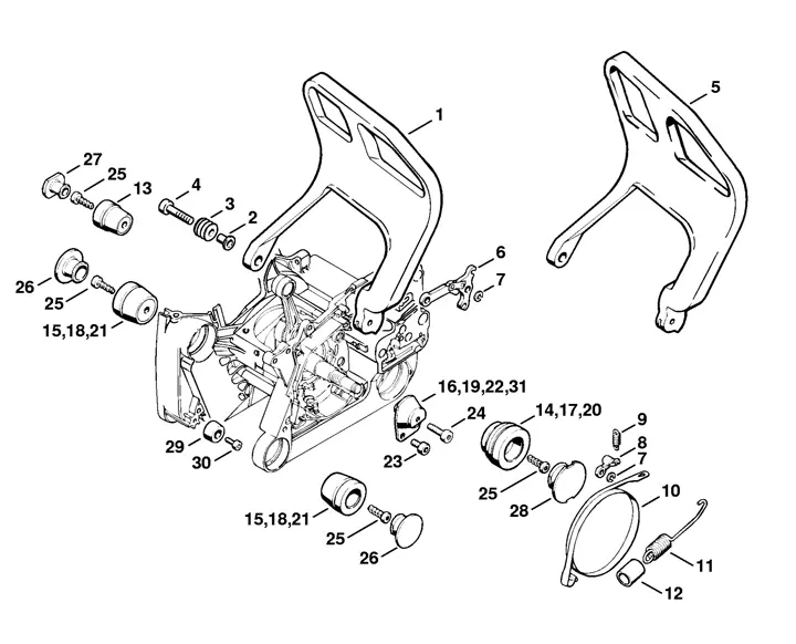 stihl 064 parts diagram