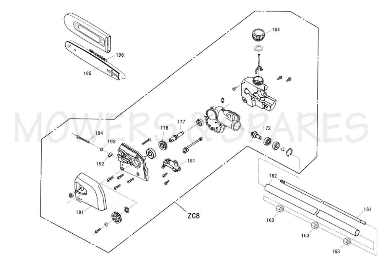 stihl 194t parts diagram