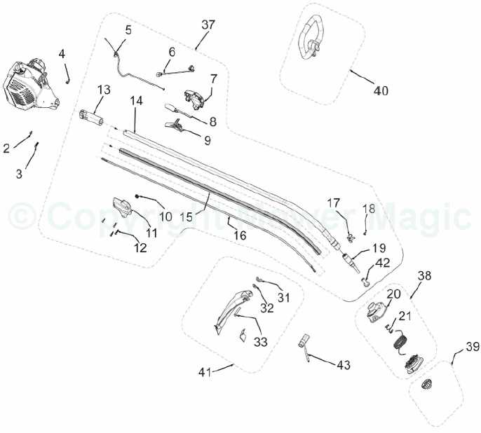 stihl fs 40 c parts diagram