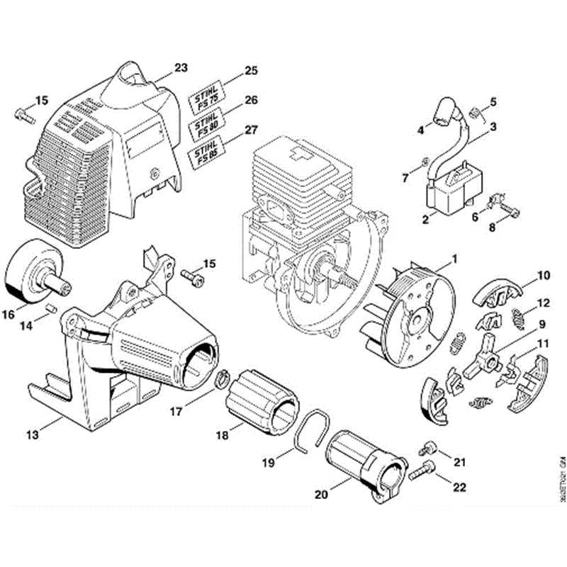 stihl fs 75 parts diagram