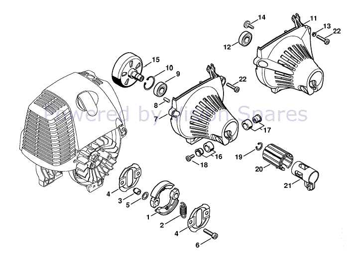 stihl fs110r parts diagram