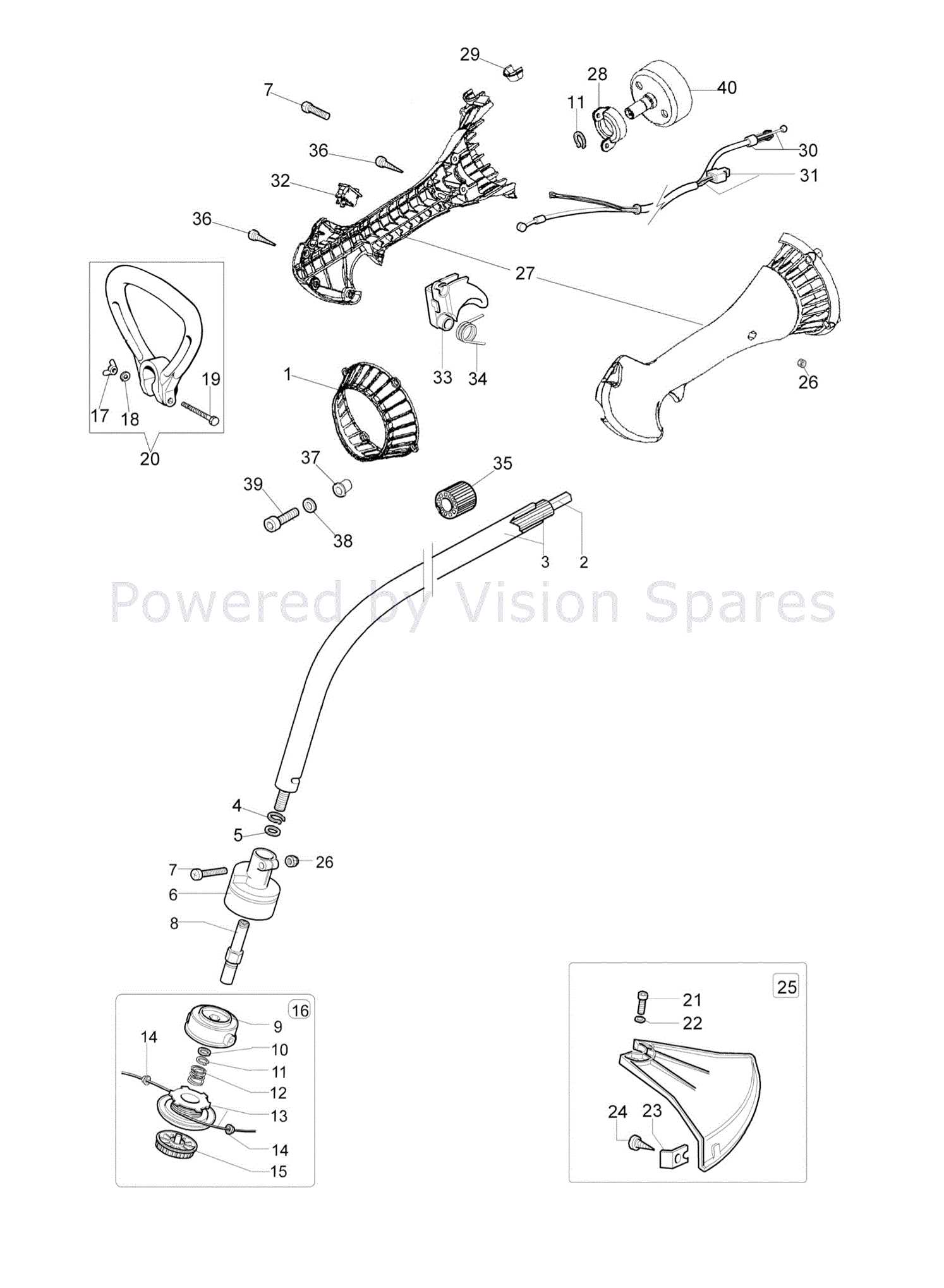 stihl fs45 weed eater parts diagram