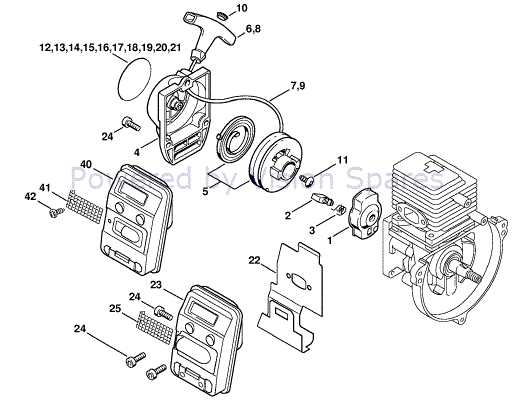 stihl fs85 parts diagram