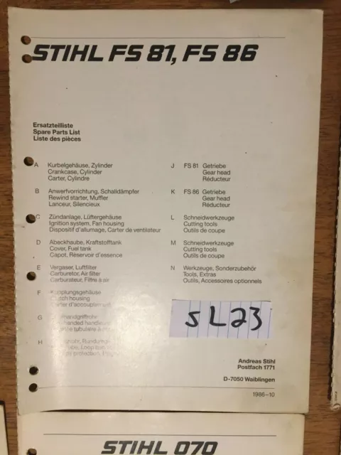 stihl fs88 parts diagram