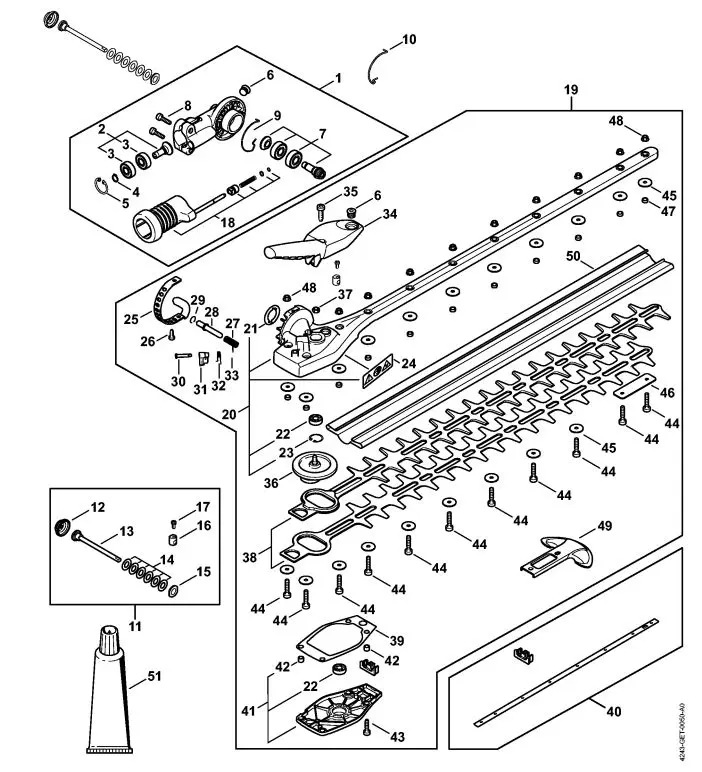 stihl hl75k parts diagram