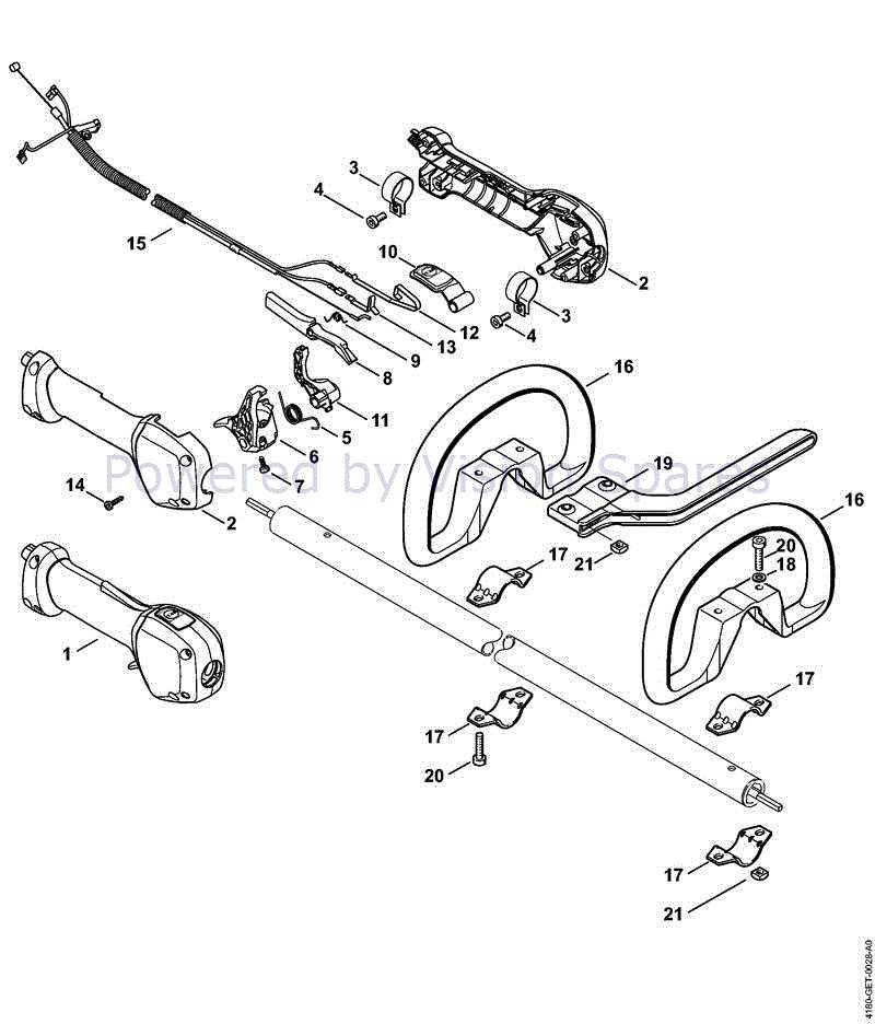 stihl km 131 r parts diagram