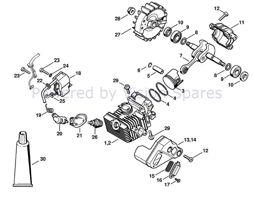 stihl ms 192 tc parts diagram