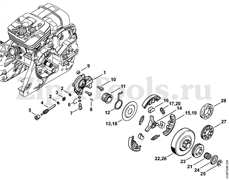 stihl ms 362 parts diagram