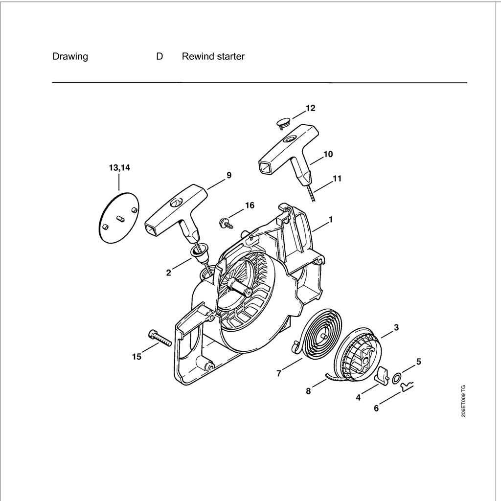 stihl ms181 parts diagram