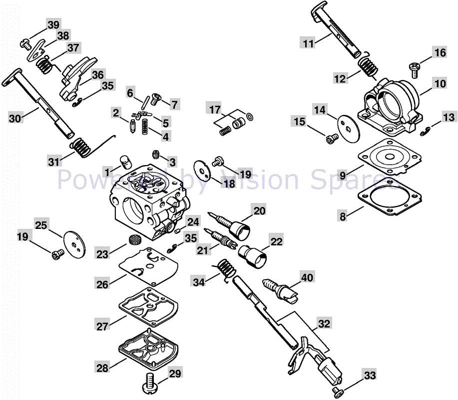 stihl ms211 parts diagram