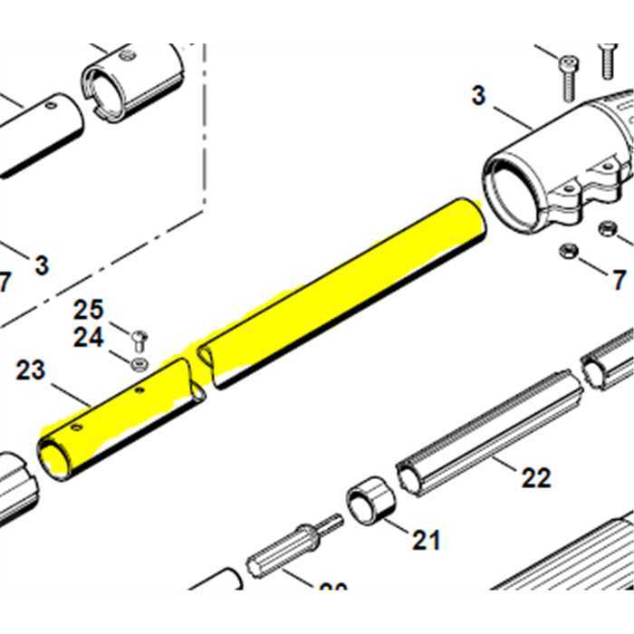 stihl pole saw parts diagram