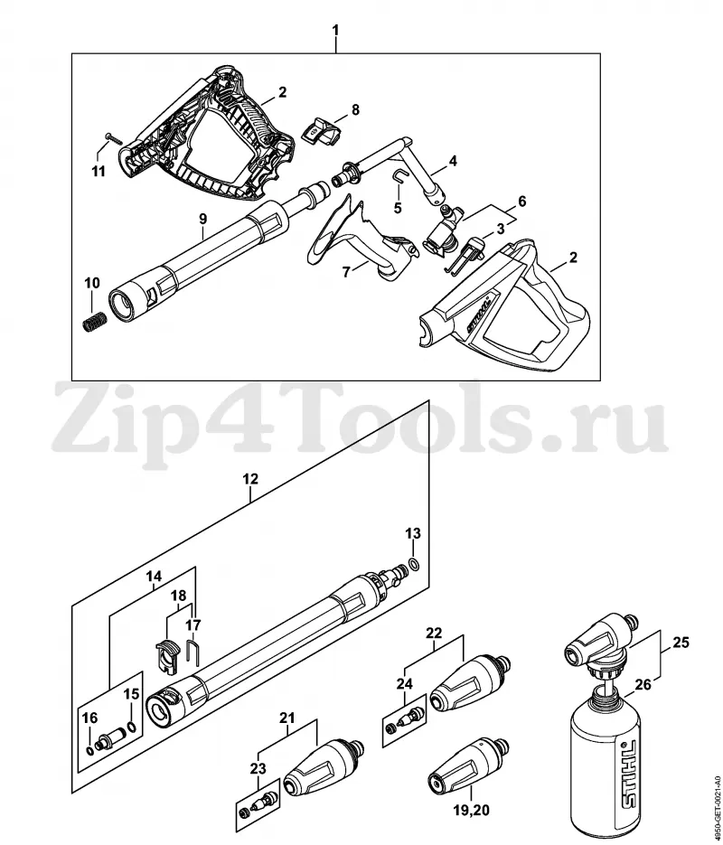 stihl re 130 plus parts diagram