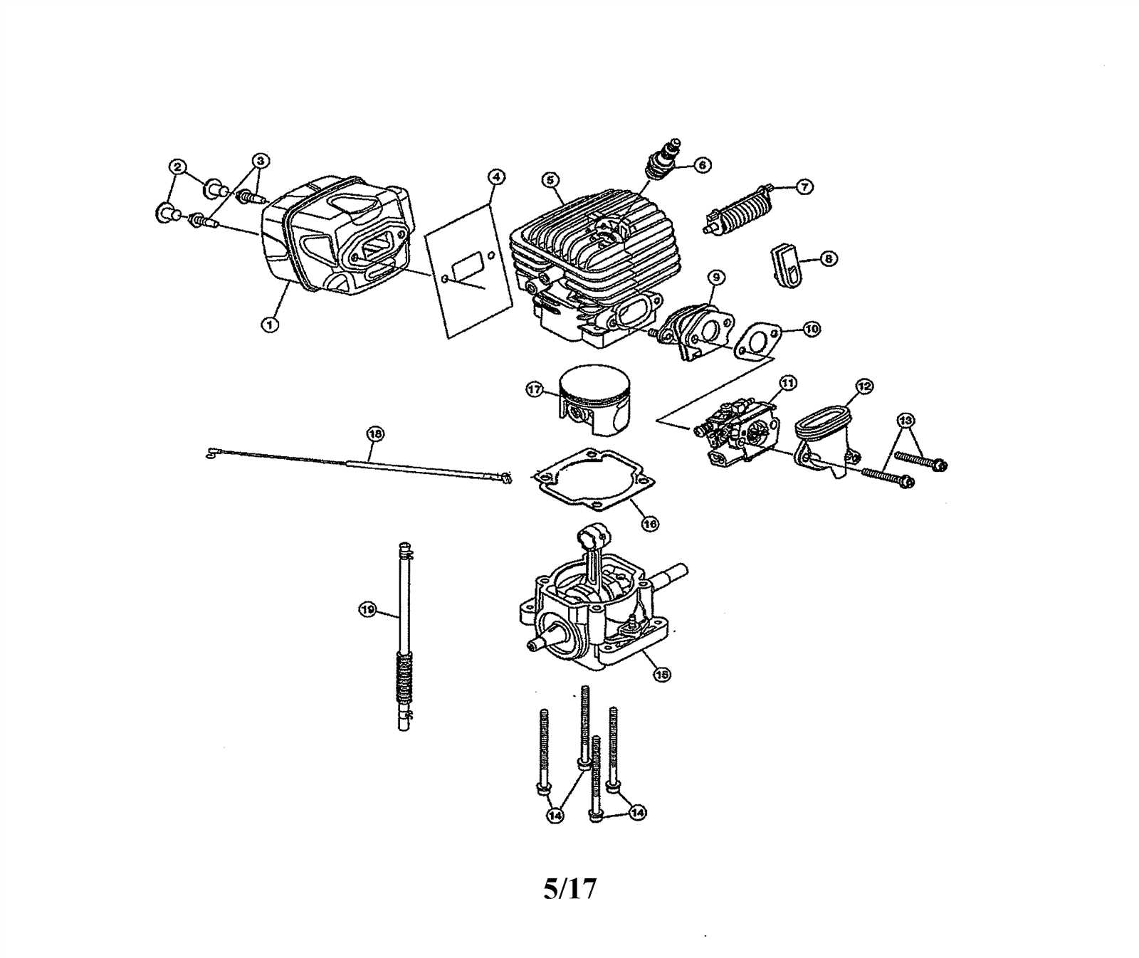 stihl sr 450 parts diagram