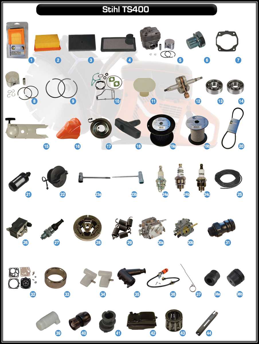 stihl ts400 parts diagram