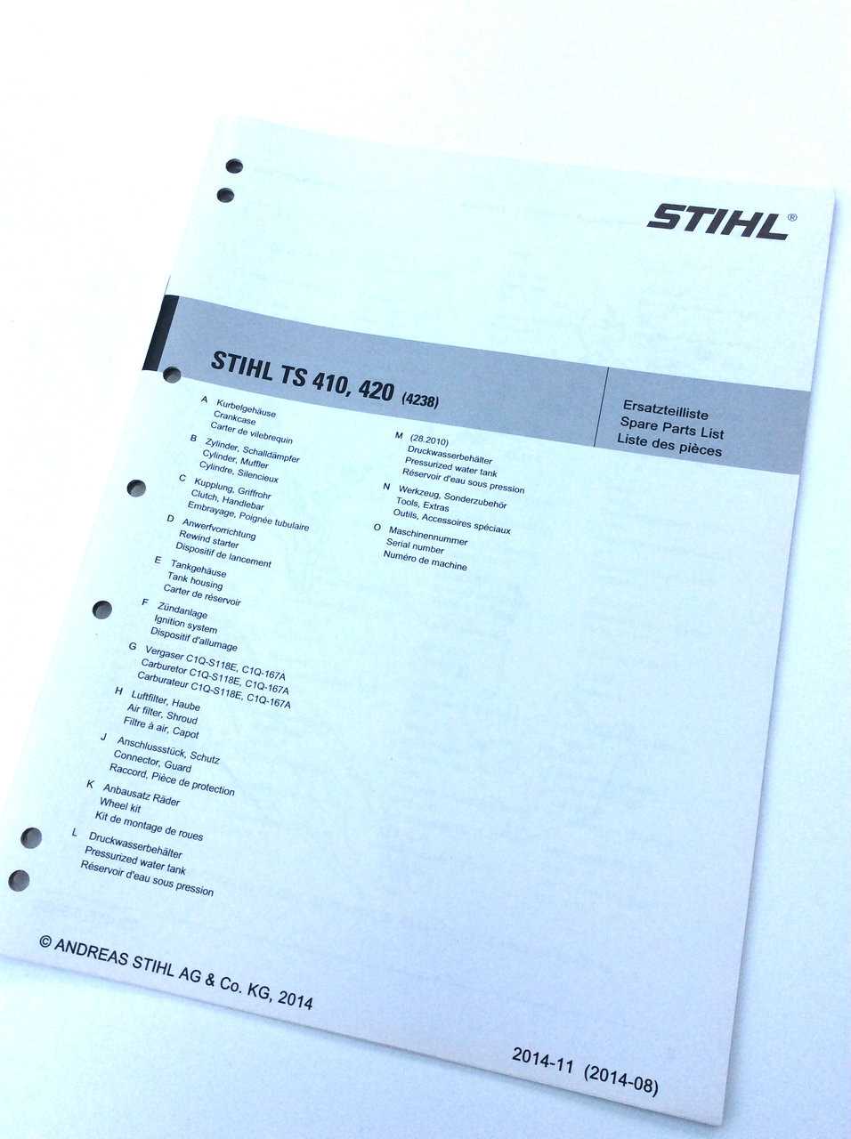 stihl ts420 parts diagram