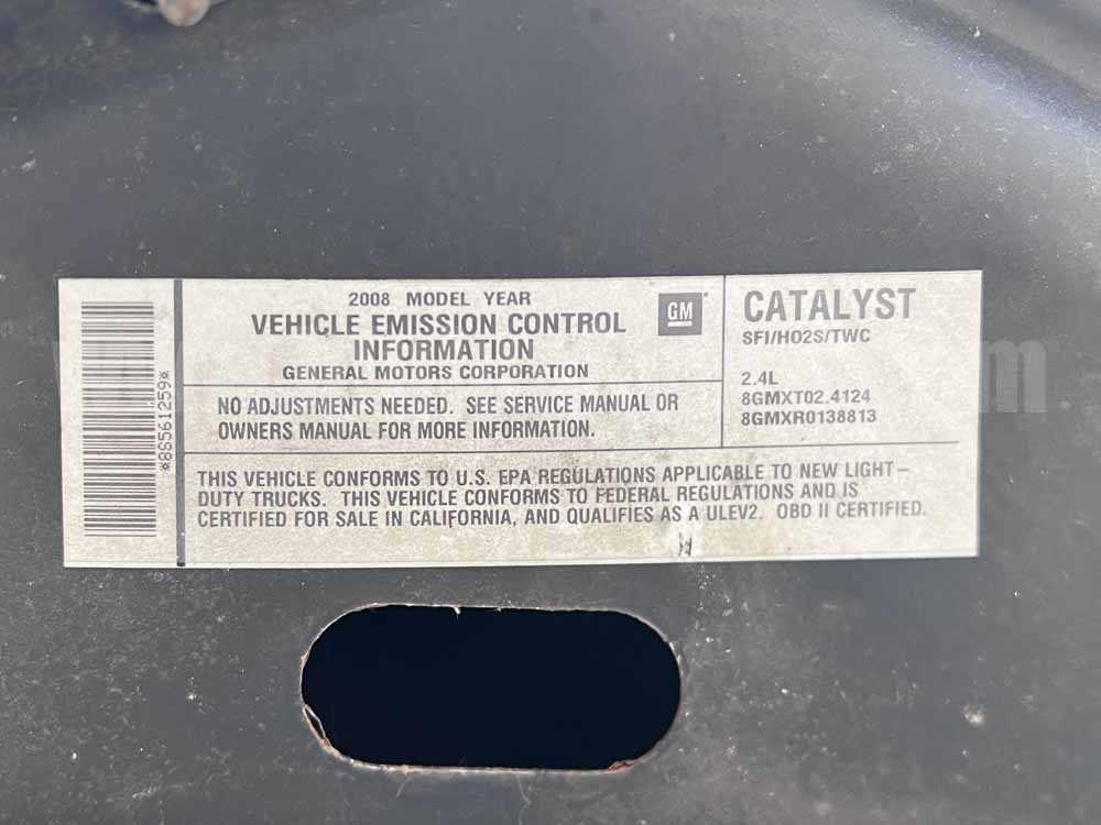 2008 saturn vue parts diagram