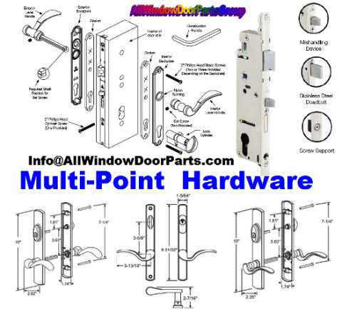 storm door parts diagram