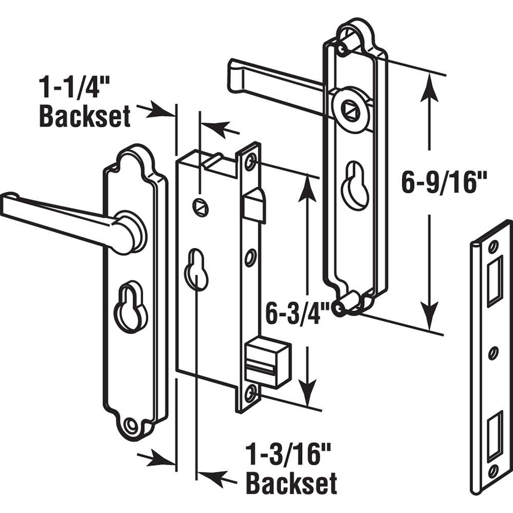 storm door parts diagram