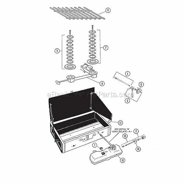 stove parts diagram